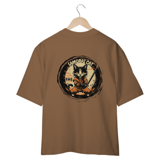 Nome do produto CAMISETA OVERSIZED COSTAS, SAMURAI CAT