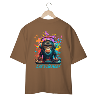 Nome do produto CAMISETA OVERSIZED COSTAS, MONKEY LET´S DANCE