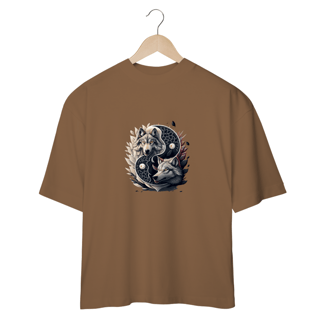 Nome do produto CAMISETA OVERSIZED, WOLF YIN YANG