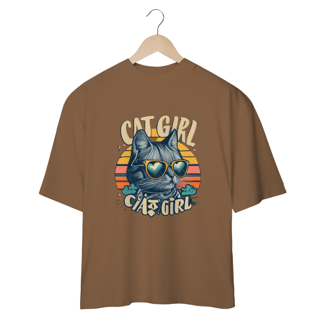Nome do produto CAMISETA OVERSIZED, CAT GIRL