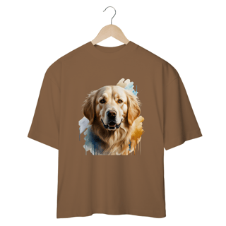 Nome do produto CAMISETA OVERSIZED, DOG GOLDEN