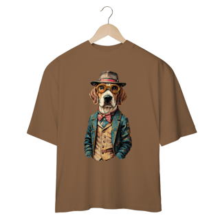 Nome do produto CAMISETA OVERSIZED, DOG BEAGLE SHERLOCK HOLMES
