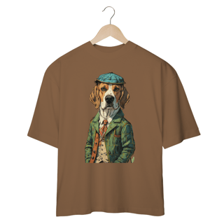 Nome do produto CAMISETA OVERSIZED, DOG BEAGLE SHERLOCK HOLMES