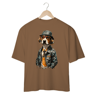 Nome do produto CAMISETA OVERSIZED, DOG BEAGLE SHERLOCK HOLMES