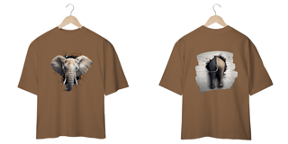 Nome do produto CAMISETA OVERSIZED F/V, ELEPHANT