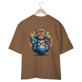 Nome do produto CAMISETA OVERSIZED COSTAS, CAT