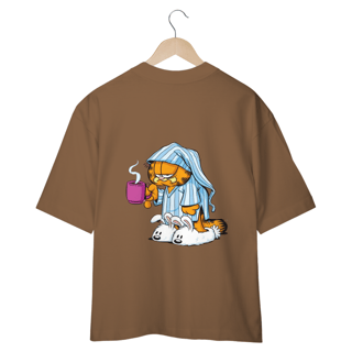 Nome do produto CAMISETA OVERSIZED COSTAS, CAT GARFIELD SONECA