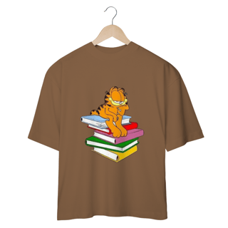 Nome do produto CAMISETA OVERSIZED, GARFIELD INTELECTO