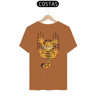 Nome do produto CAMISETA T-SHIRT PIMA COSTAS, CAT GARFIELD