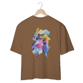 Nome do produto CAMISETA OVERSIZED, CORUJA COLOR