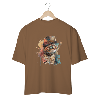 Nome do produto CAMISETA OVERSIZED, CAT FUTURISTA