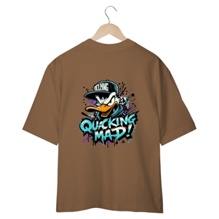 Nome do produto CAMISETA OVERSIZED COSTAS, DUCK QUACKING MAD