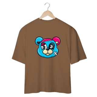 Nome do produto CAMISETA OVERSIZED, URSO NEVER GIVE UP 