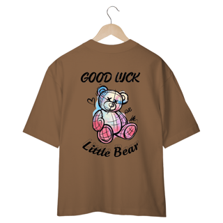Nome do produto CAMISETA OVERSIZED COSTAS, URSINHO GOOD LUCK