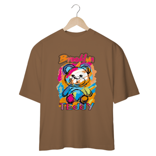 Nome do produto CAMISETA OVERSIZED, URSINHO BROOKLM TEDDY