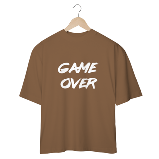 Nome do produto CAMISETA OVERSIZED, GAME OVER