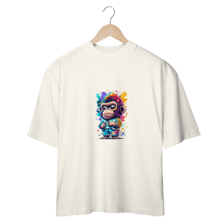 Nome do produto CAMISETA OVERSIZED FRENTE, KING MONKEY