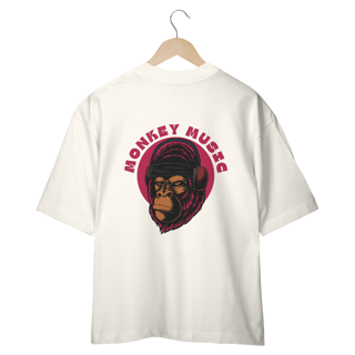 Nome do produto CAMISETA OVERSIZED COSTAS, MONKEY MUSIC