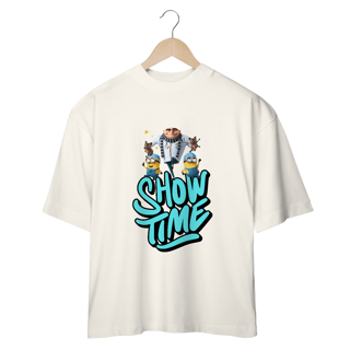 Nome do produto CAMISETA OVERSIZED PETS, MEU MALVADO FAVORITO SHOW TIME