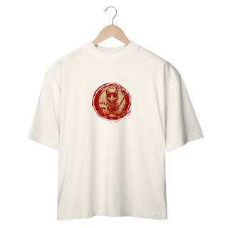 Nome do produto CAMISETA OVERSIZED, SAMURAI CAT