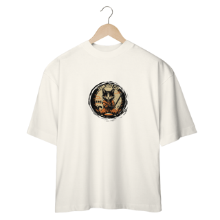 Nome do produto CAMISETA OVERSIZED, SAMURAI CAT
