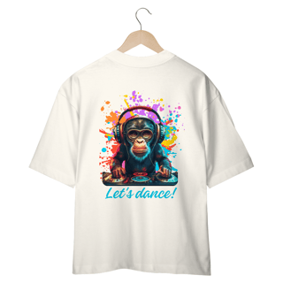 Nome do produto CAMISETA OVERSIZED COSTAS, MONKEY LET´S DANCE