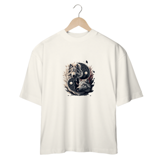Nome do produto CAMISETA OVERSIZED, WOLF YIN YANG