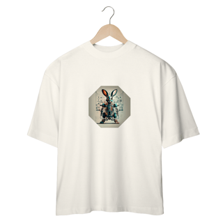Nome do produto CAMISETA OVERSIZED, ROBOTIC RABBIT