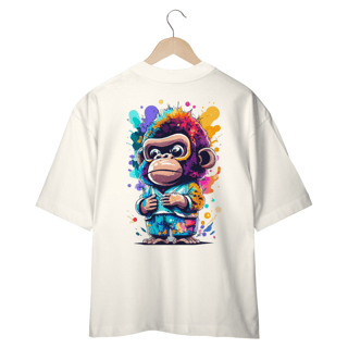Nome do produto CAMISETA OVERSIZED, COSTAS MONKEY