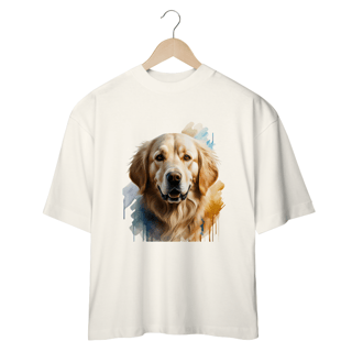 Nome do produto CAMISETA OVERSIZED, DOG GOLDEN