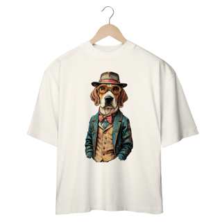 Nome do produto CAMISETA OVERSIZED, DOG BEAGLE SHERLOCK HOLMES