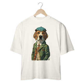 Nome do produto CAMISETA OVERSIZED, DOG BEAGLE SHERLOCK HOLMES
