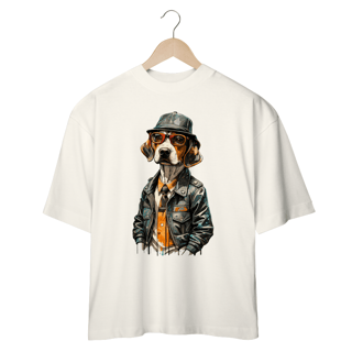 Nome do produto CAMISETA OVERSIZED, DOG BEAGLE SHERLOCK HOLMES