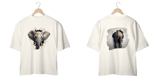 Nome do produto CAMISETA OVERSIZED F/V, ELEPHANT
