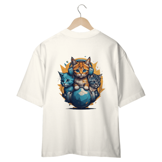 Nome do produto CAMISETA OVERSIZED COSTAS, CAT