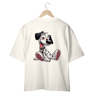 Nome do produto CAMISETA OVERSIZED COSTAS, DOG DÁLMATA