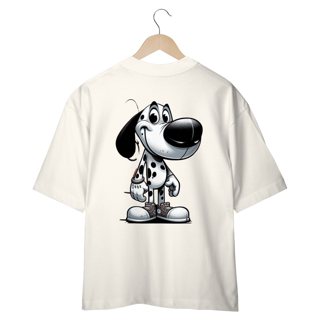 Nome do produto CAMISETA OVERSIZED COSTAS, DOG DÁLMATA