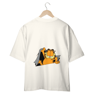 Nome do produto CAMISETA OVERSIZED COSTAS, CAT GARFIELD