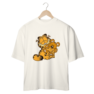 Nome do produto CAMISETA OVERSIZED, CAT GARFIELD