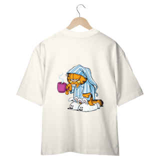 Nome do produto CAMISETA OVERSIZED COSTAS, CAT GARFIELD SONECA