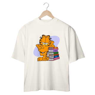 Nome do produto CAMISETA OVERSIZED, GARFIELD INTELECTO