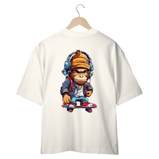 Nome do produto CAMISETA OVERSIZED COSTAS, MONKEY