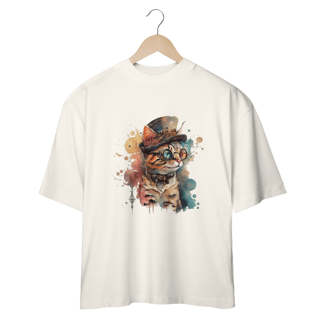 Nome do produto CAMISETA OVERSIZED, CAT FUTURISTA