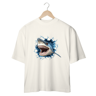 Nome do produto CAMISETA OVERSIZED, TUBARÃO