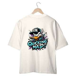Nome do produto CAMISETA OVERSIZED COSTAS, DUCK QUACKING MAD