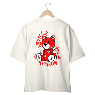 Nome do produto CAMISETA OVERSIZED COSTAS, URSINHO HARD