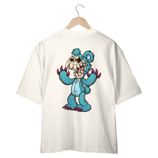 Nome do produto CAMISETA OVERSIZED COSTAS, URSINHO PYSCHO 