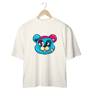 Nome do produto CAMISETA OVERSIZED, URSO NEVER GIVE UP 