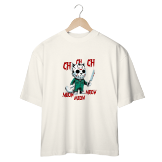 Nome do produto CAMISETA OVERSIZED CAT, LINHA FILME VERSÃO FOFINHA JASON 