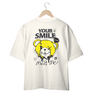 Nome do produto CAMISETA OVERSIZED COSTAS, URSINHO HARD